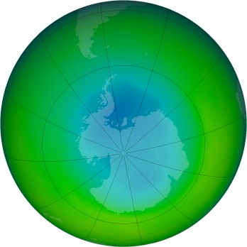 September 1979 monthly mean Antarctic ozone